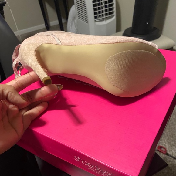 Blush Pink Booties - Picture 2 of 4